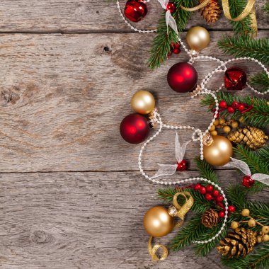 Noel ve yeni yıl temalı arka plan