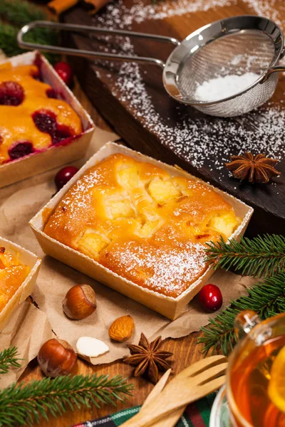 Gâteaux aux fruits de Noël — Photo