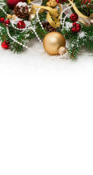 Jul och nytt år tema bakgrund — Stockfoto