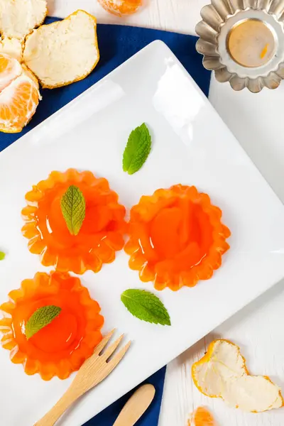 Mandarin Orange Jelly — Stock Photo, Image