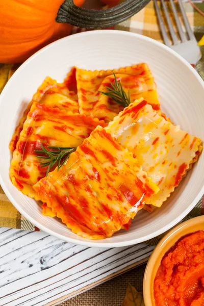 Ravioli di zucca arrosto — Foto Stock