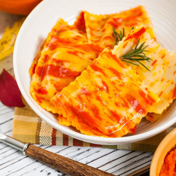 Palona Ravioli dyniowe — Zdjęcie stockowe