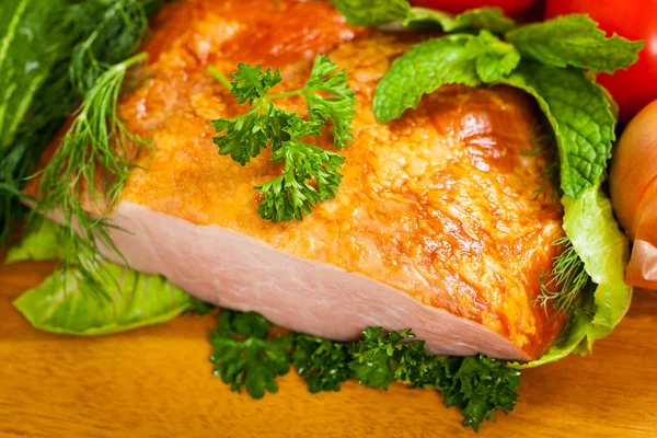 Smoked Carving Pork Ham — Stock Photo, Image