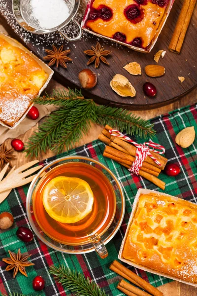 Christmas Holiday Tea — Stock Photo, Image