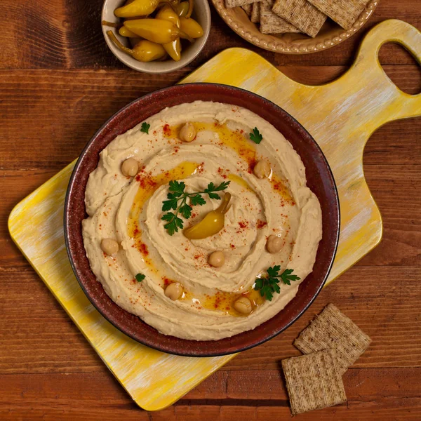 Hummus z oliwy z oliwek — Zdjęcie stockowe