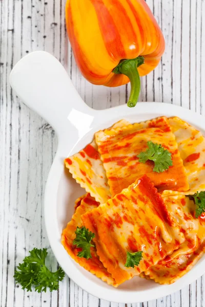 Pečené dýňové Ravioli — Stock fotografie