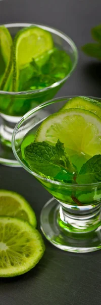 Szent Patricks nap zöld ital — Stock Fotó