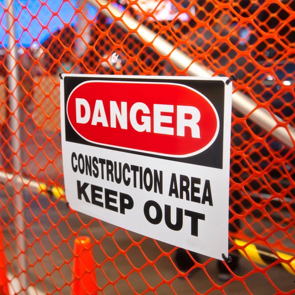 Danger Construction Warning Sign