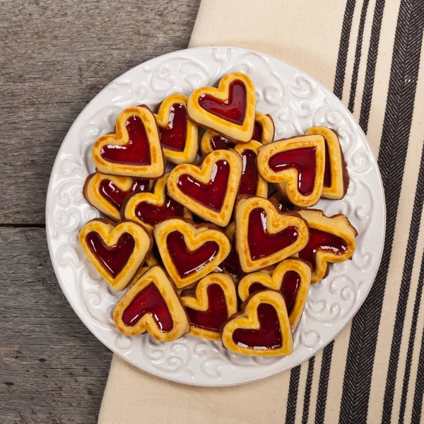 Saint Valentin Coeurs Cookies — Photo