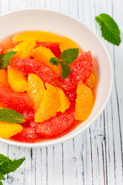 Fresh Citrus Fruit Salad — Stock Photo, Image