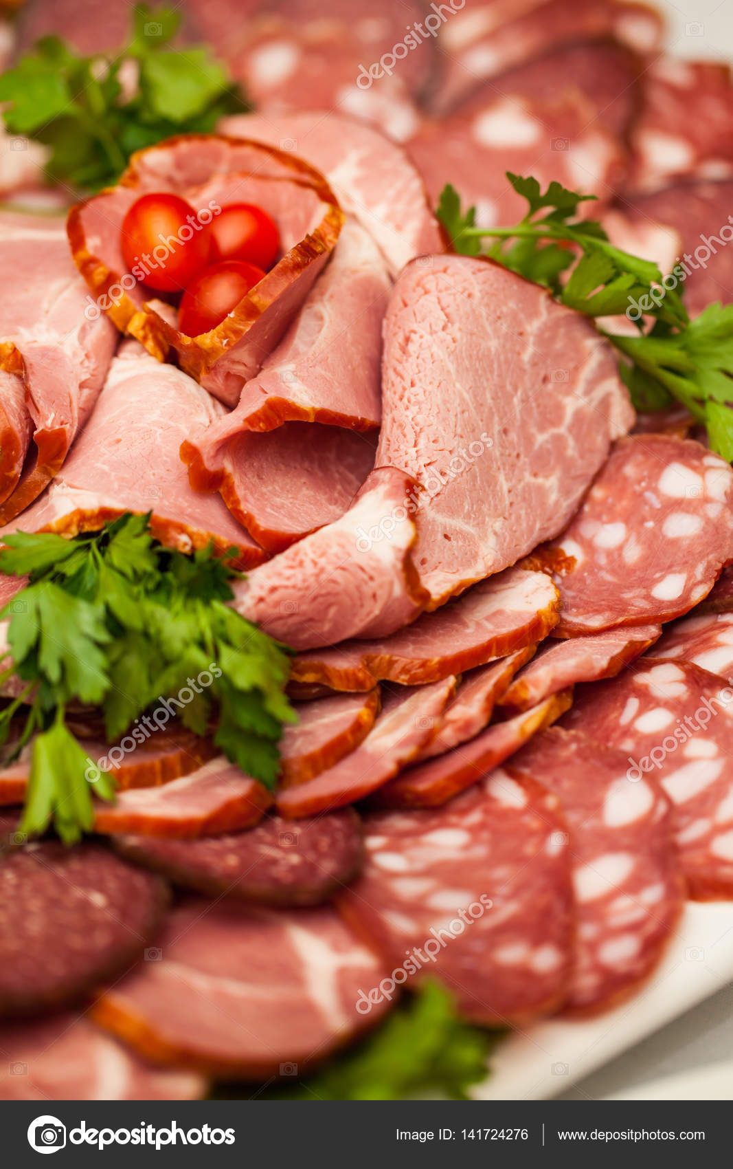 Assorted Deli Cold Meats Stock Photo by ©alisafarov 141724276