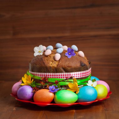 Rusça ve Ukraynaca geleneksel Paskalya kek