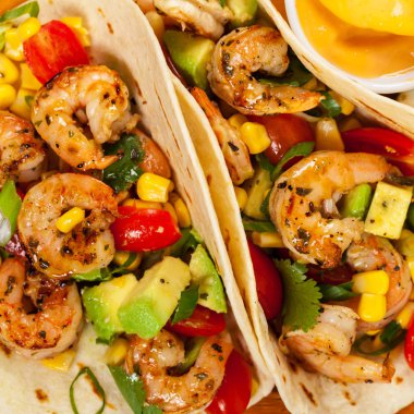 Karides Tacos Salsa ile