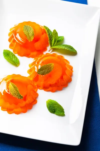 Mandarin Orange Tangerine Jelly — Stock Photo, Image