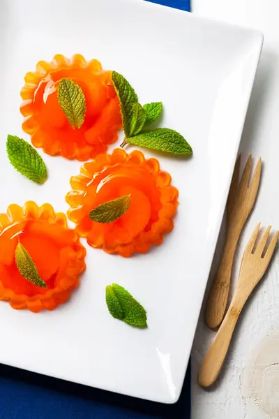 Mandarin Orange Tangerine Jelly — Stock Photo, Image