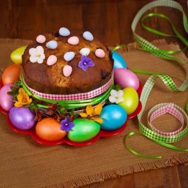 Rusça ve Ukraynaca geleneksel Paskalya kek