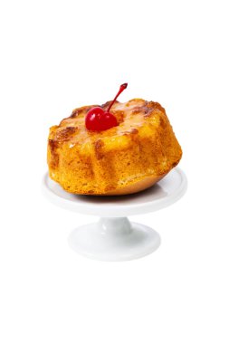 Muffins aşağı ters ananas
