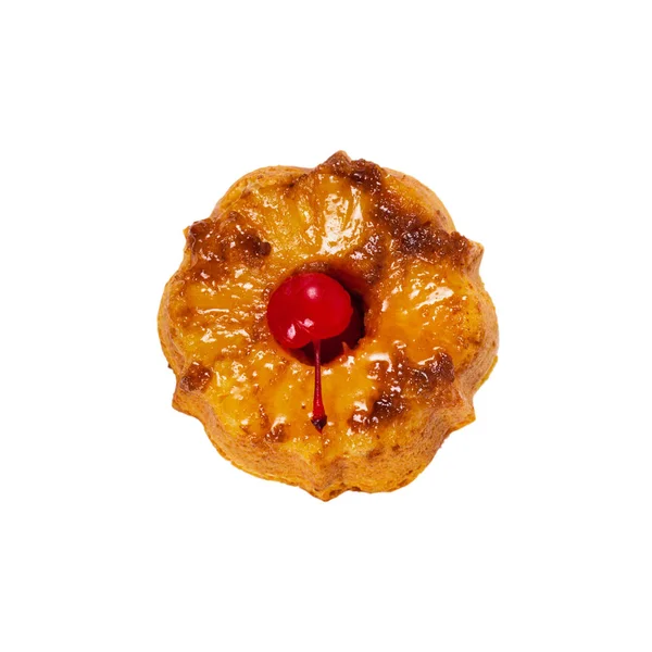 Ananász fejjel lefelé Muffin — Stock Fotó
