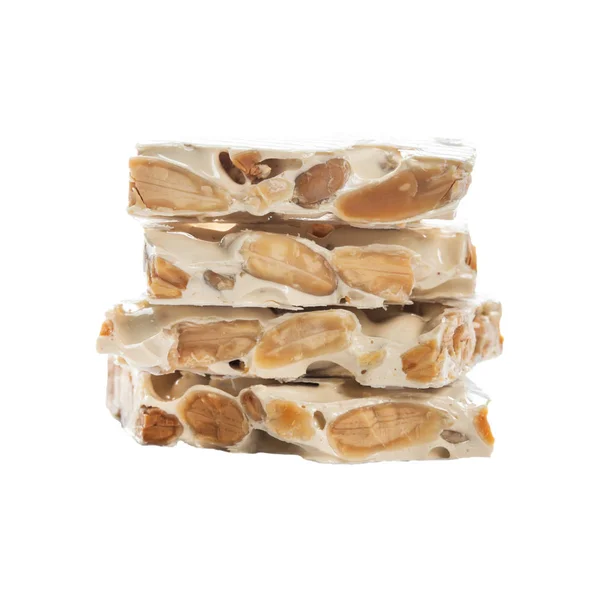 Nougat Crunchy Candy aux amandes — Photo