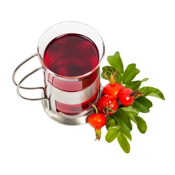 Herbals Rosehip Tea — Stock Photo, Image