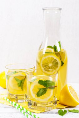 Limon suyu ile limonata içmek