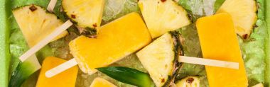Ananas Meyve barlar dondurulmuş