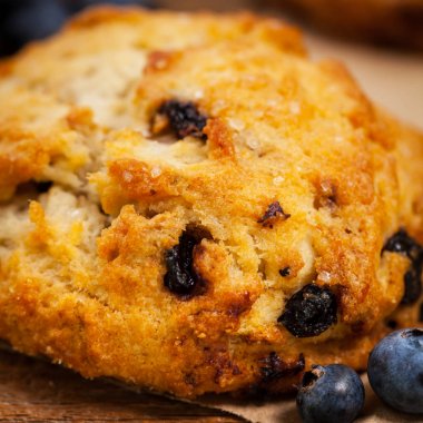 Vahşi yaban mersinli çörek