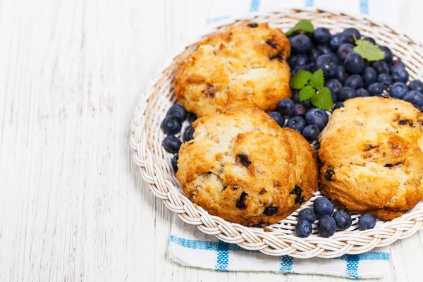 Pastelaria de Scones de mirtilo — Fotografia de Stock