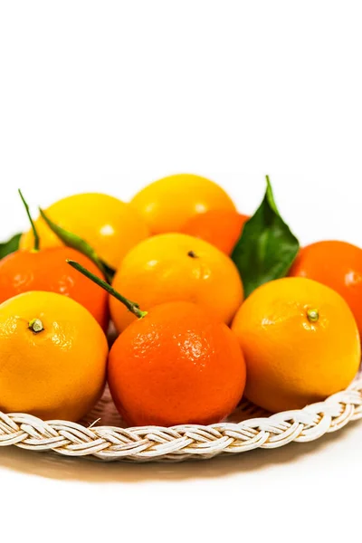 Mandarinen Und Zitronenorangen Meyer Zitronen Hybrid Zitrusfrüchte Aus China Auf — Stockfoto