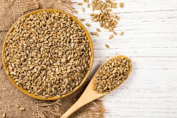 Ayçiçeği Çekirdekleri Kızarmış Tohumlar Arkaplanı. Seçici odak.