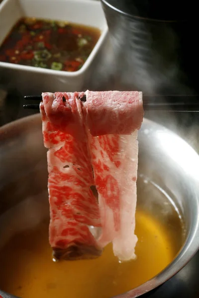 Delicious beef for hot pot, Chinese style — Stock Photo, Image