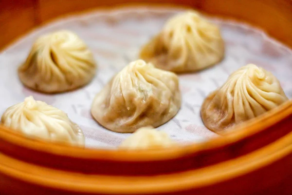 Xiao Long Bao - Chinese soep Dumplings — Stockfoto