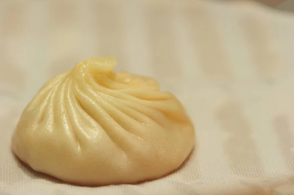 Soep dumplings, báijiǔ, lange xiao bao, Chinees eten — Stockfoto