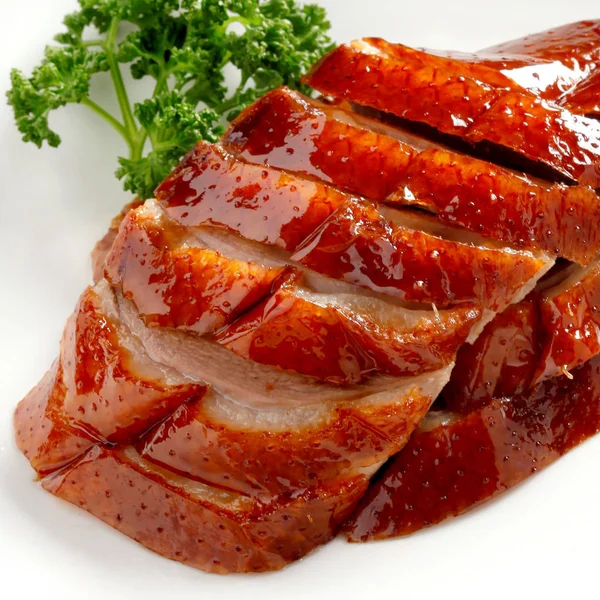 烤片鸭传统中国菜 — 图库照片