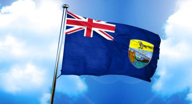 Saint Helena bayrağı, 3D görüntüleme