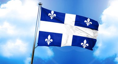 Quebec bayrağı, 3D görüntüleme