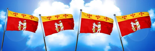 Warwickshire Flagga Konvertering — Stockfoto