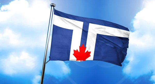 Bandeira Toronto Renderização — Fotografia de Stock