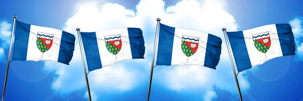 Drapeau Des Territoires Nord Ouest Rendu — Photo