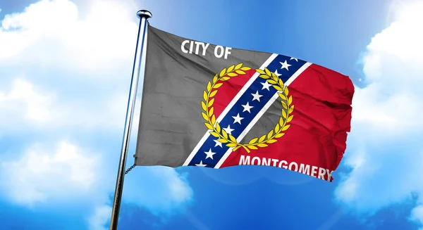 Montgomery Vlag Weergave — Stockfoto