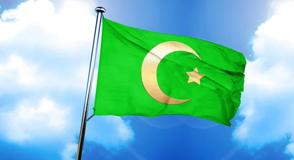 Islam Symbol Flag Rendering — 스톡 사진