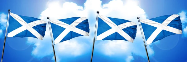 Scotland Flag Rendering — Stock Photo, Image