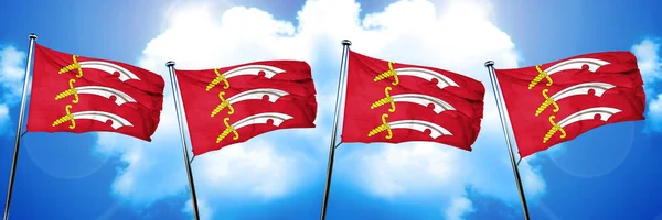 Essex Flag Rendering — 스톡 사진