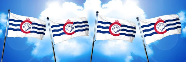 Bandeira Cincinnati Renderização — Fotografia de Stock