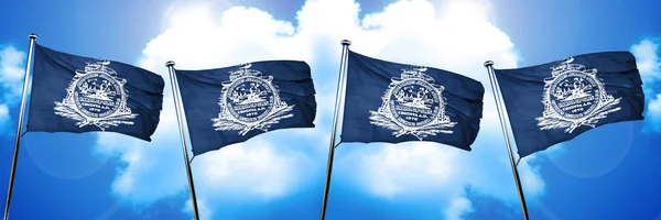 Bandeira Charleston Renderização — Fotografia de Stock