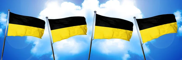 Bandera Baden Wurttemberg, representación 3D — Foto de Stock