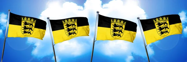 Bandera Baden Wurttemberg, representación 3D — Foto de Stock