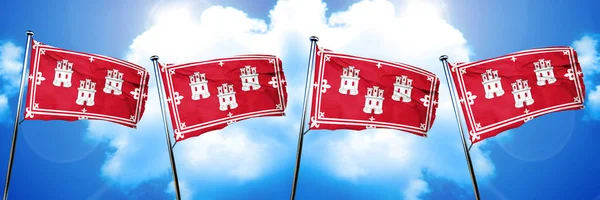 Bandera de Aberdeen, representación 3D —  Fotos de Stock