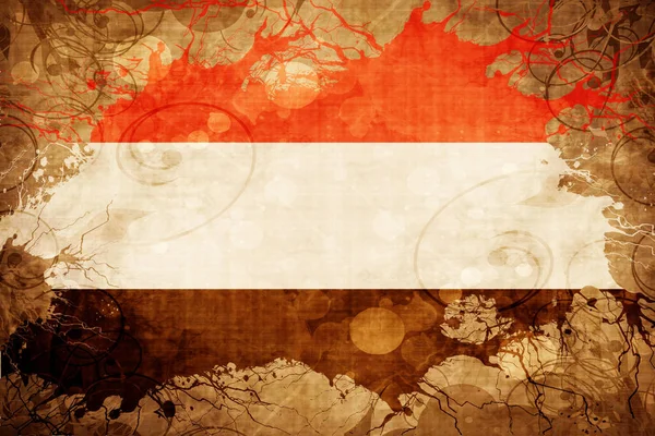 Grunge vintage Yemen flag — Stock Photo, Image