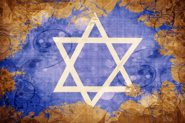 Grunge vintage Star of David — Stock Photo, Image